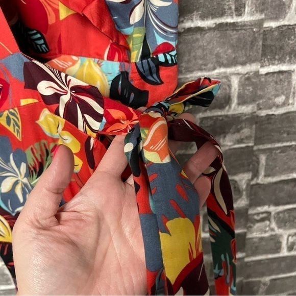 ALEXIS Janna Floral Wrap Dress red - Picture 7 of 14